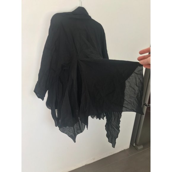 NOT FOR SALE - Moyuru Avant Garde Goth Button Down Blouse - Picture 3 of 11